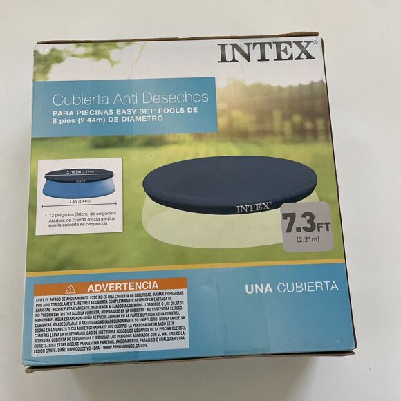 NEW Intex Easy Set Above Ground Round Swimming Pool Debris Cover 7.3ft 28020E - Picture 3 of 6